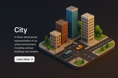 3D Cityscape Representation with Urban Environment