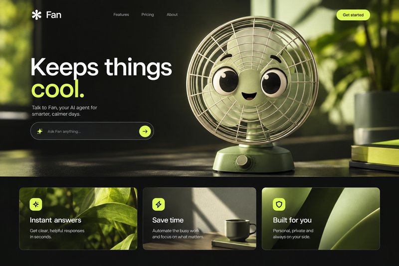 Engaging AI Landing Page Design