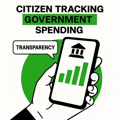 Infographic on Government Spending Transparency via Citizen Tracking