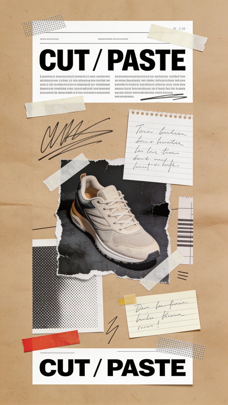 creative zine collage design