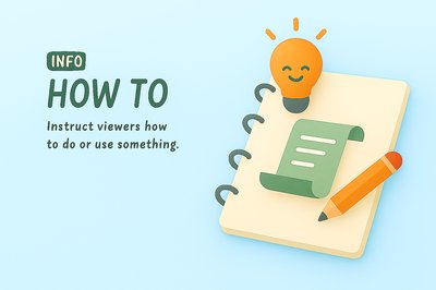 Informative Graphic on Instructional Content