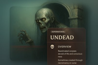 Bright 3D Illustration of Undead Theme with Integrated Design Elements