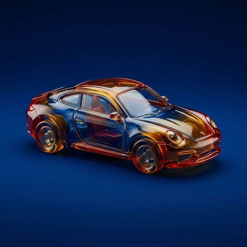 modern car in urban setting