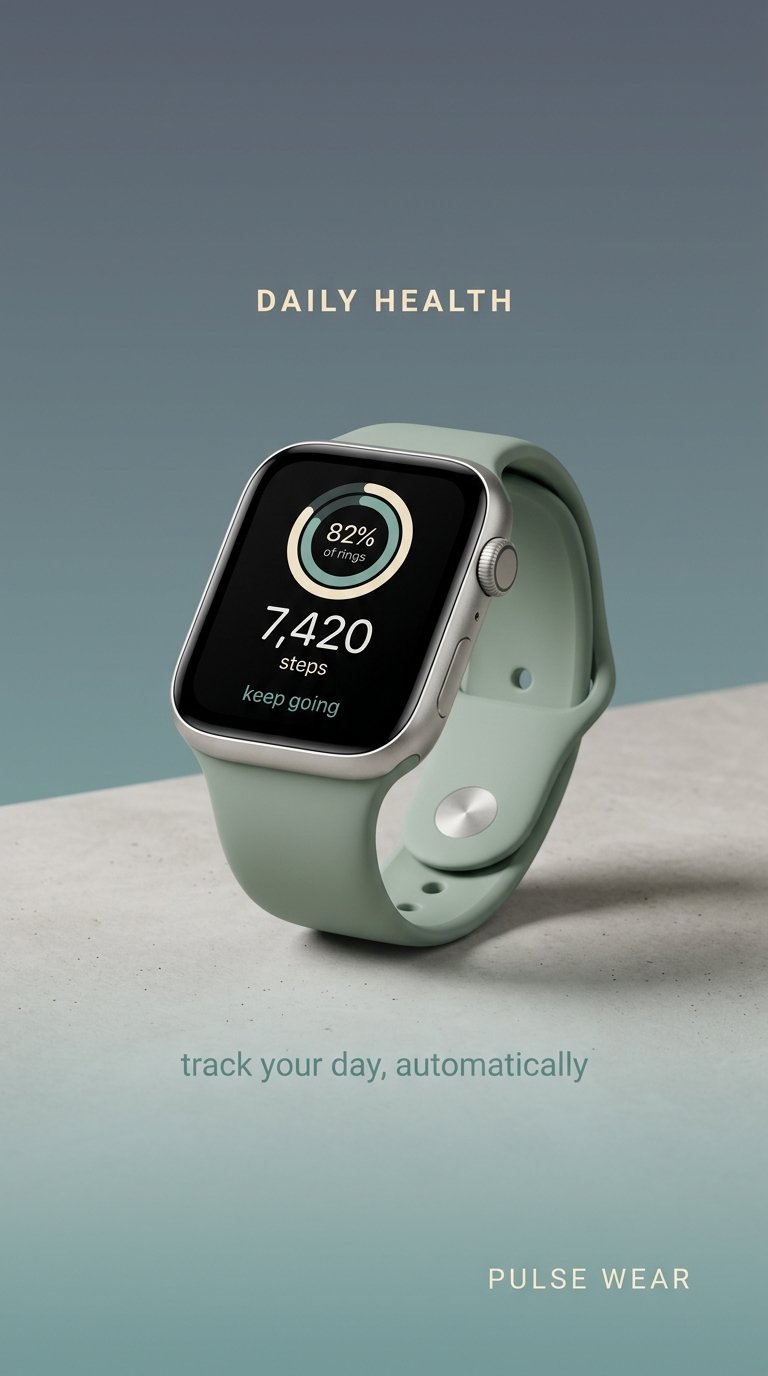 Premium smartwatch on concrete surface