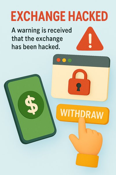 Illustrative Graphic on Cryptocurrency Exchange Security Alert