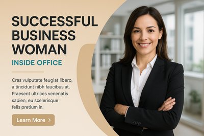 Successful Business Woman in Office Setting