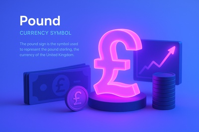 Fluorescent Atmosphere Featuring Pound Symbol