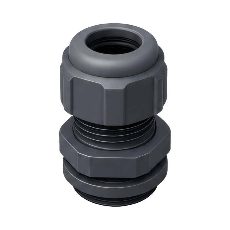 weatherproof cable gland close-up