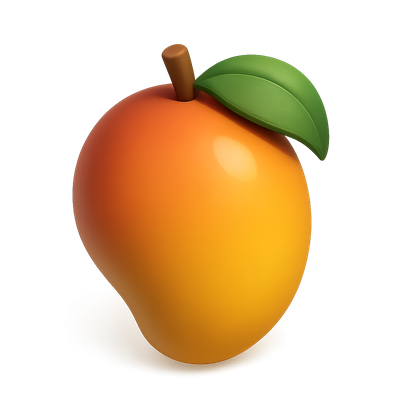 3D Mango Icon