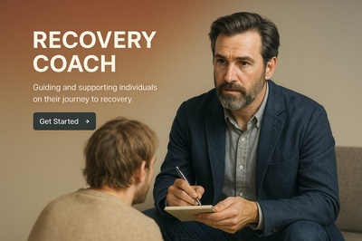 Stylish Web Design for Recovery Coach - Modern and Clean Layout
