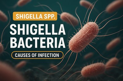 Detailed Illustration of Shigella Bacteria for Educational Purposes