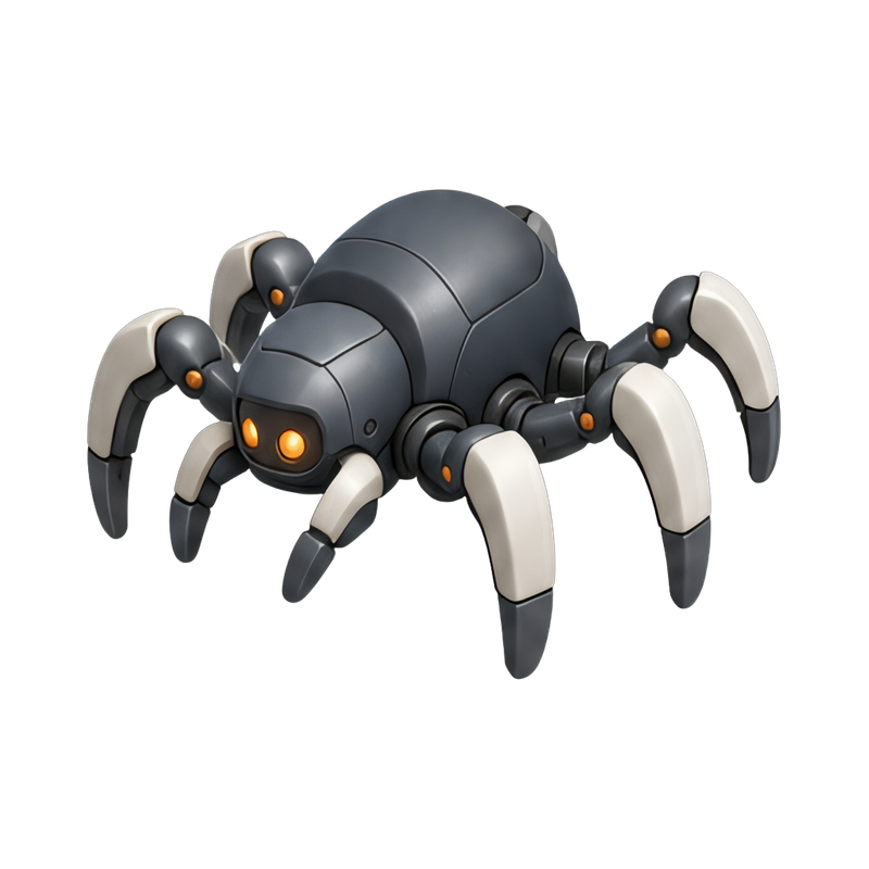 six-legged spider robot