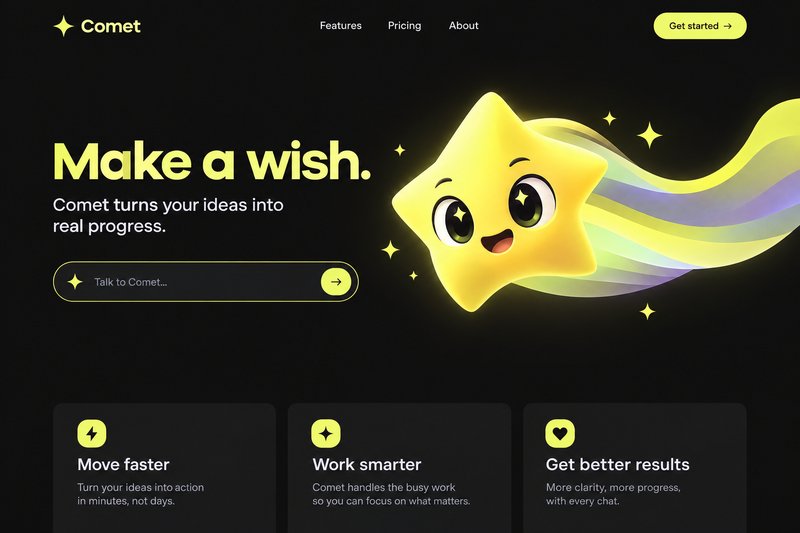 Universal AI Agent Landing Page