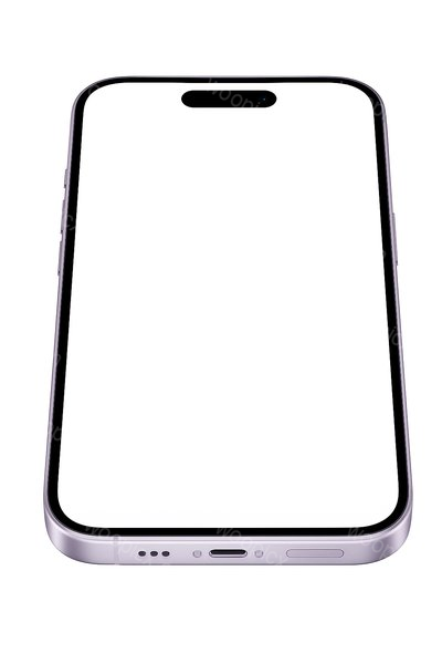 Blank Smartphone Screen Display for Mockups