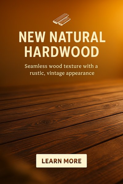 Rustic Natural Hardwood Texture Promotion