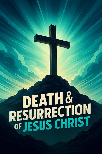 Dynamic Holy Cross Symbolizing Death and Resurrection of Jesus Christ