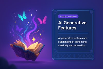 Magical Book of Stories with AI Generative Features