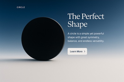 Stylish Circle Design with Modern Aesthetic