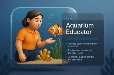 Aquarium Educator: Engaging Learning Experiences in Marine Life