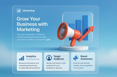Landing Page Design for Marketing Strategies and Features