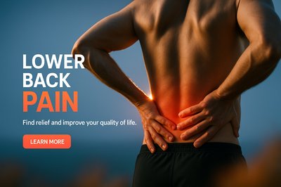 Promotional Banner for Lower Back Pain Relief Solutions