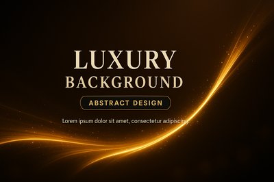 Elegant Abstract Luxury Background with Glowing Accents
