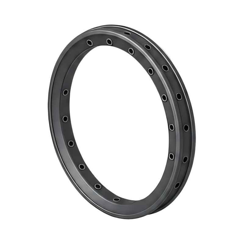 bare rim with eyelets design