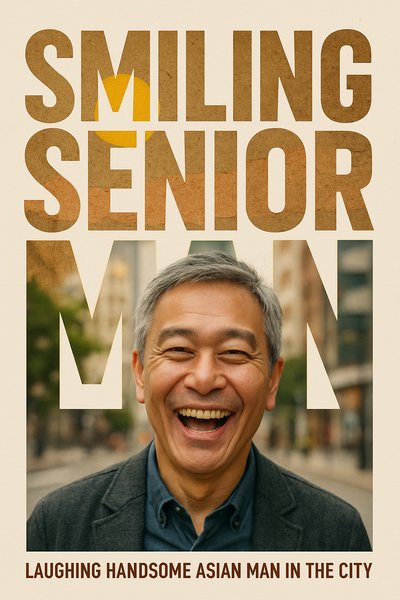 Portrait of a Senior Man Smiling in an Urban Setting