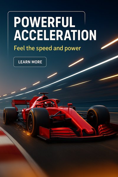 Dynamic Racing Car Image Showcasing Speed and Power
