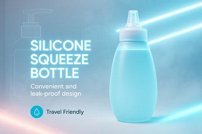 Modern Silicone Squeeze Bottle Product Image