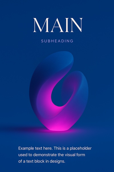 Fluorescent Glow of an Object Against a Blue Background