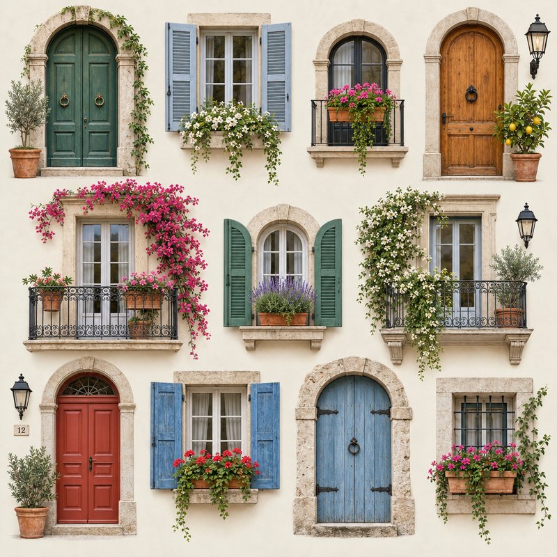 European door and window elements