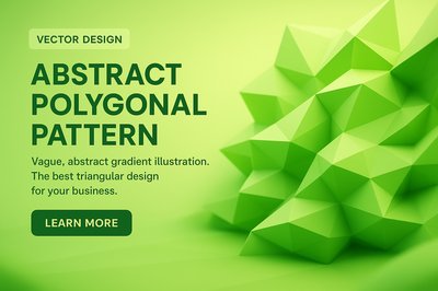 Abstract Polygonal Pattern Design for Business Use
