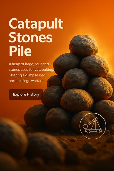 Realistic Catapult Stones Pile with Dynamic Composition