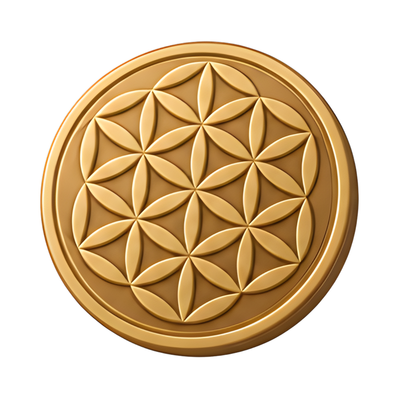 flower of life medallion design