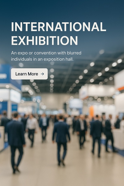 International Exhibition Concept in a Modern Expo Hall