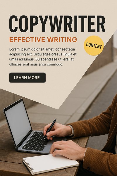 Complex Geometry in Copywriting Visual Design