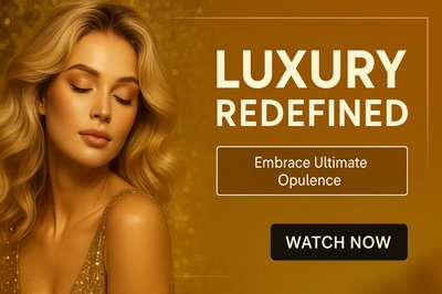 Golden Elegance: Luxury Redefined in a Glittering Design