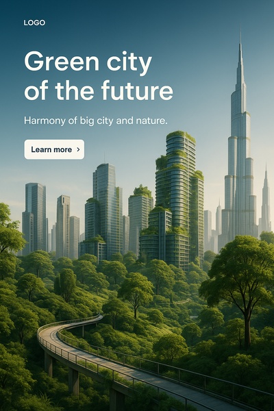 Green City of the Future: Harmony of Urban and Natural Landscapes