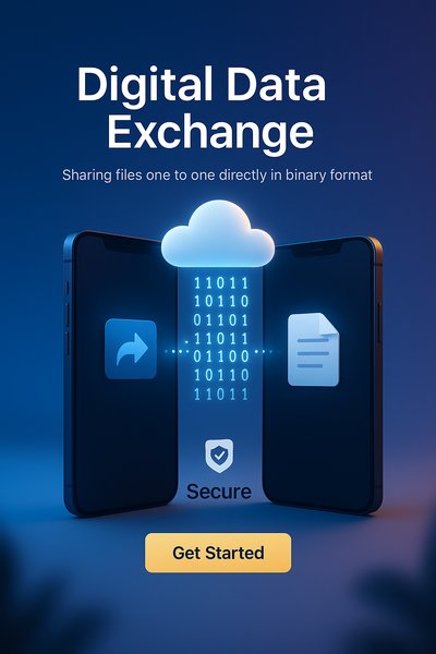 Digital Data Exchange Concept with Mobile Phones and Cloud