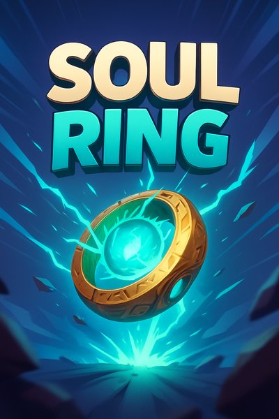 Dynamic Soul Ring Illustration with Vibrant Colors