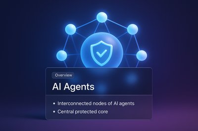 Visual Representation of AI Agents as Light Nodes