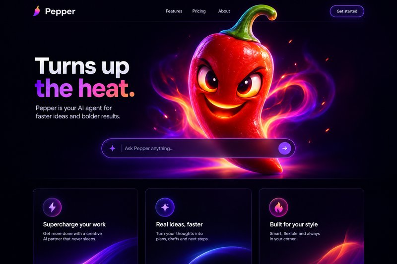 Engaging AI Landing Page Design