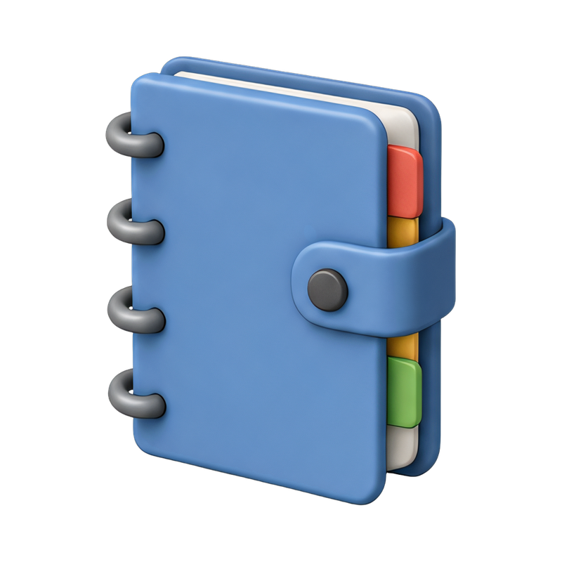 Classic agenda ring binder
