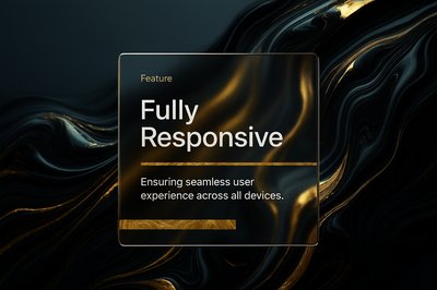 Luxurious Liquid Black Marble with Gold Textures