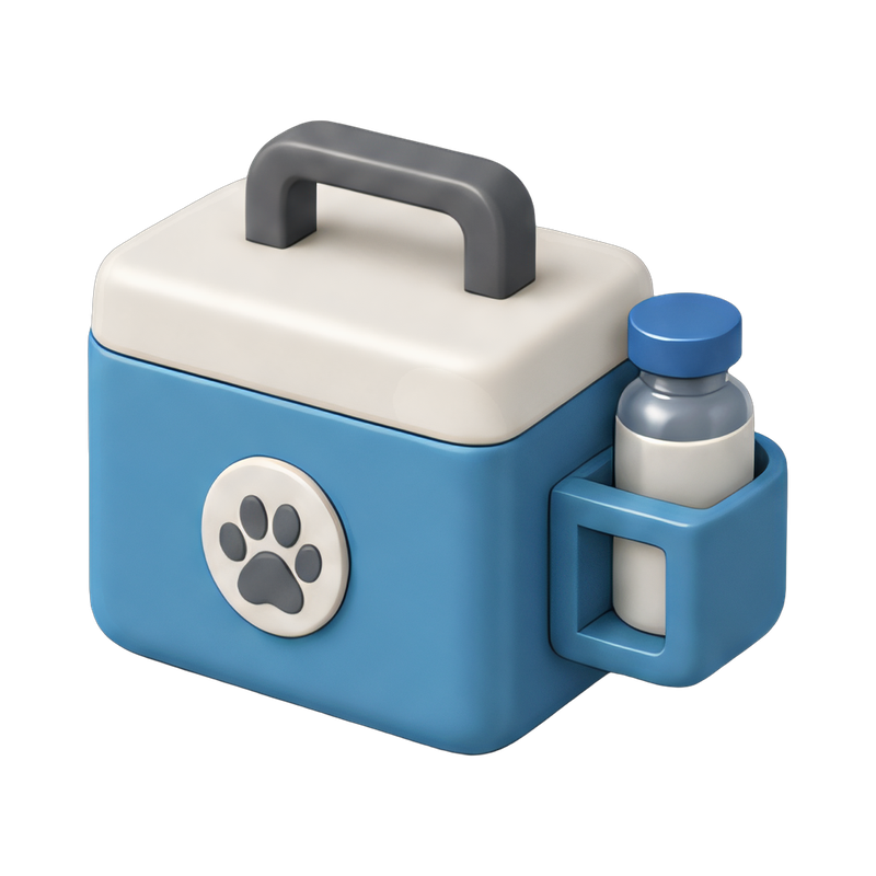 veterinary vaccine transport box