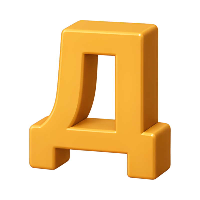 Cyrillic alphabet letters