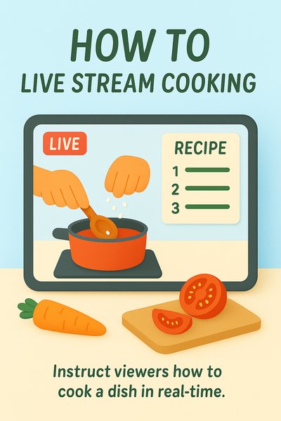 Illustrative Guide for Live Stream Cooking Tutorial