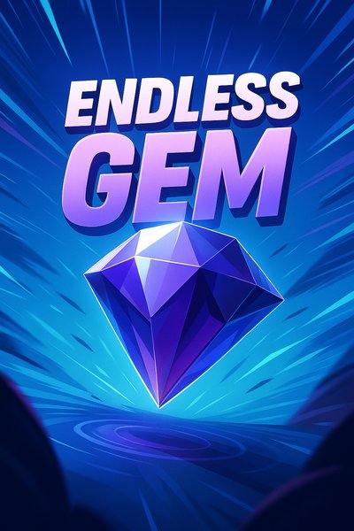 Dynamic Illustration of an Endless Gem in Vibrant Colors