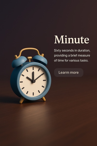 3D Realistic Clock Scene Emphasizing Time Concept